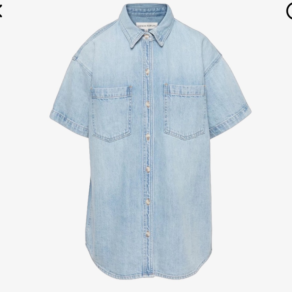 Aritzia Denim Forum jean shirt jacket size 2